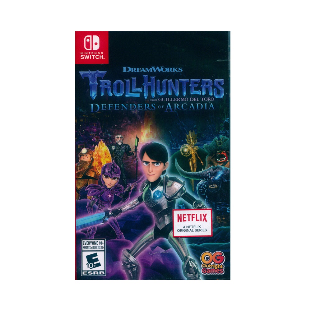 Nintendo Switch《巨怪獵人 : 阿卡迪亞守護者 Trollhunters Defenders of Arcadia》中英日文美版