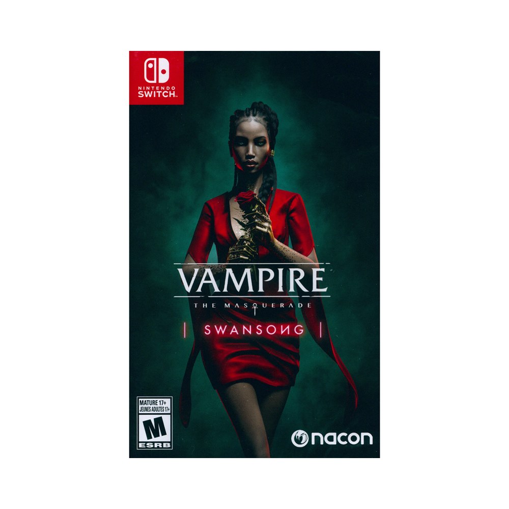 Nintendo Switch《吸血鬼：惡夜獵殺 天鵝之歌 Vampire: The Masquerade》中英日文美版
