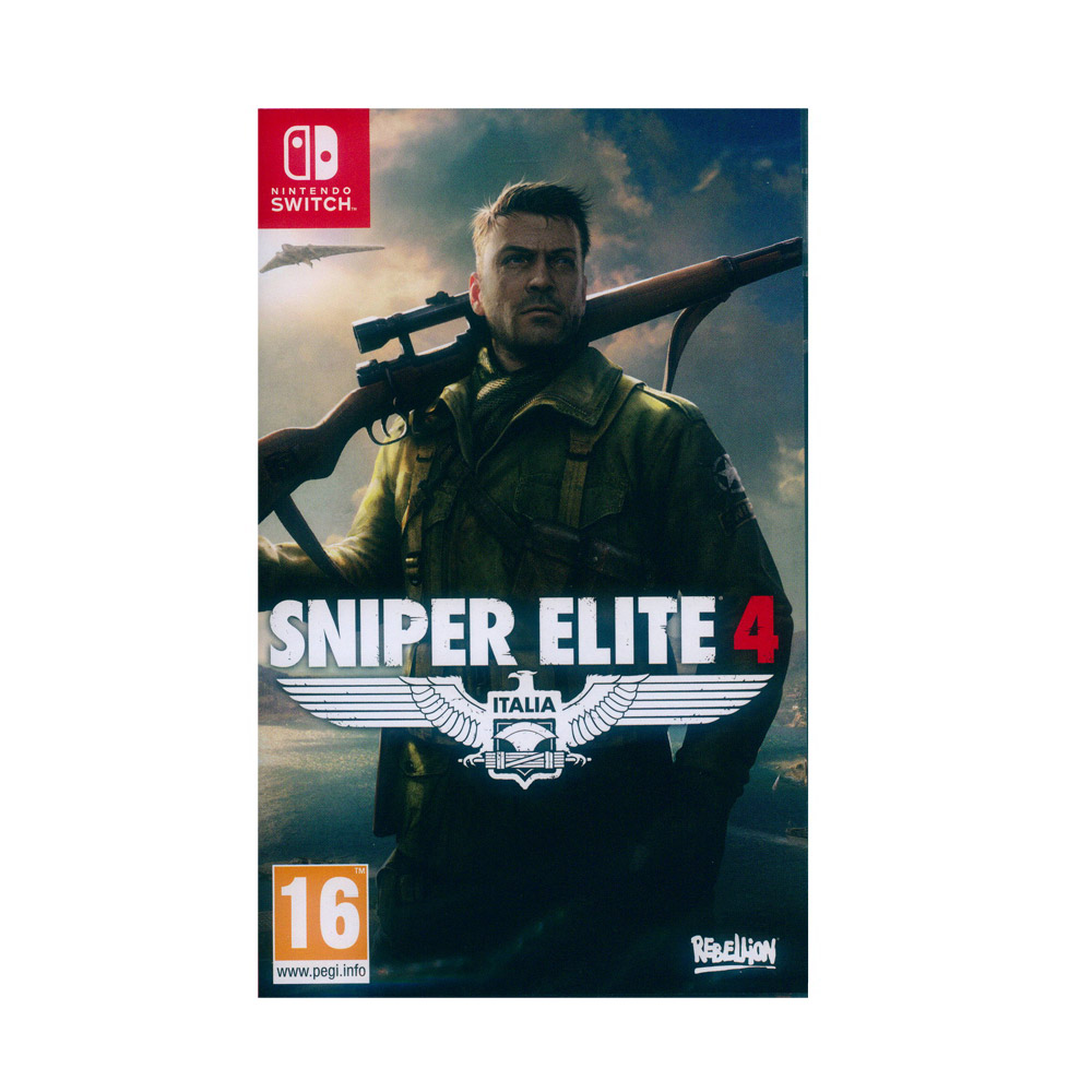Nintendo Switch《狙擊之神 4 (狙擊精英4) Sniper Elite 4》中英文歐版 狙擊菁英4 含DLC多人遊戲地圖包 狙擊精英