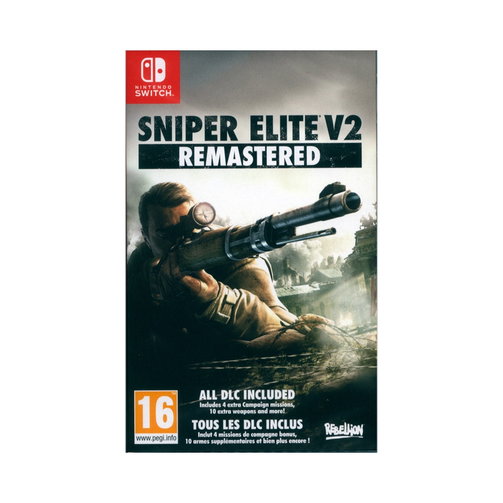 Nintendo Switch《狙擊之神 V2 重製版 Sniper Elite V2 Remastered》中英日文歐版 狙擊精英 V2
