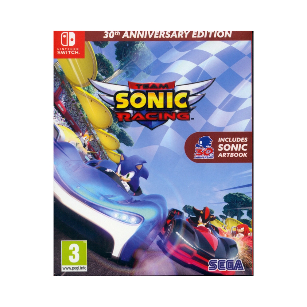 Nintendo Switch《音速小子 搭檔組隊大賽車 30週年記念版 Team Sonic Racing: 30th》英日文歐版