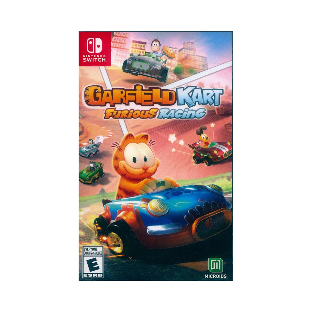 Nintendo Switch《加菲貓卡丁車：瘋狂競速 Garfield Kart: Furious Racing》英文美版