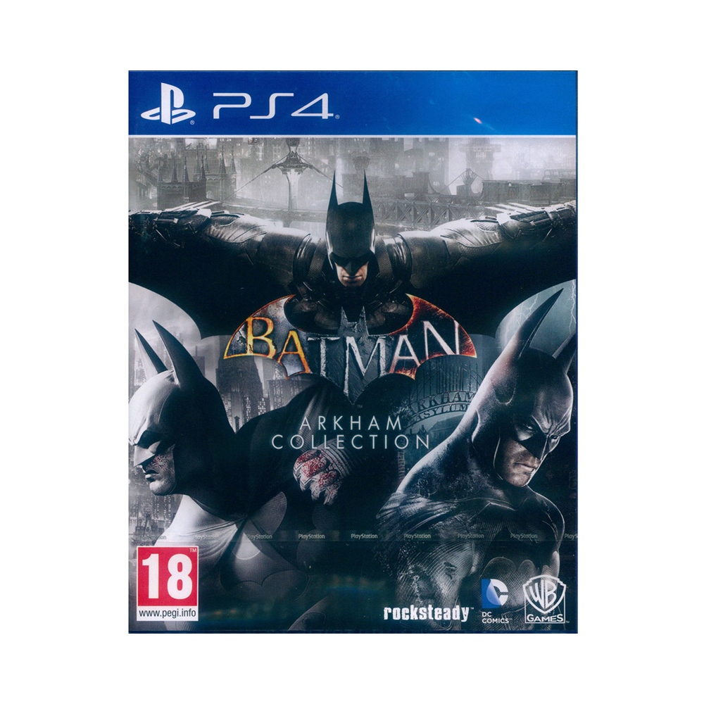 PS4《蝙蝠俠：阿卡漢 三部曲 Batman: Arkham Collection》英文歐版