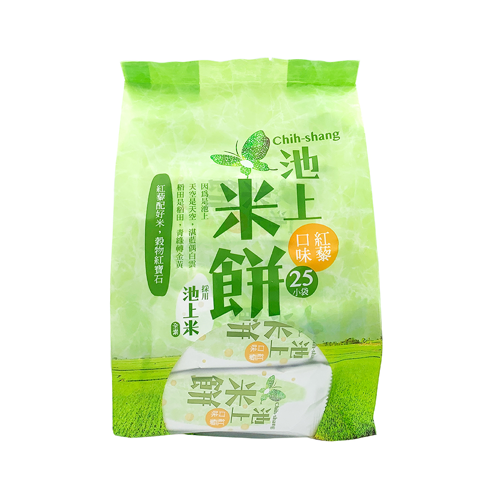 【池上鄉農會】池上米餅-紅藜口味(6包)