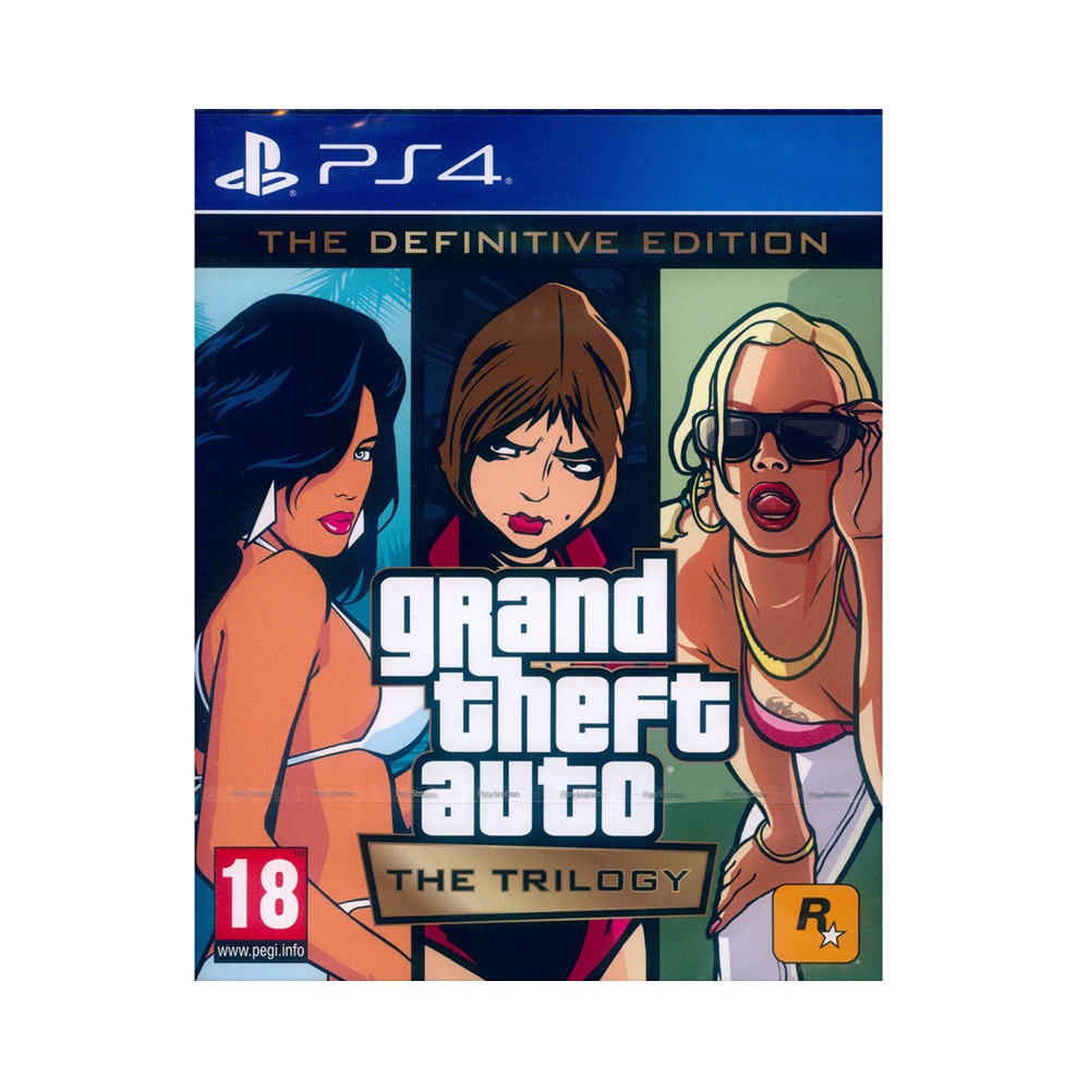 PS4《俠盜獵車手：三部曲 最終版 Grand Theft Auto: The Trilogy》中英文歐版