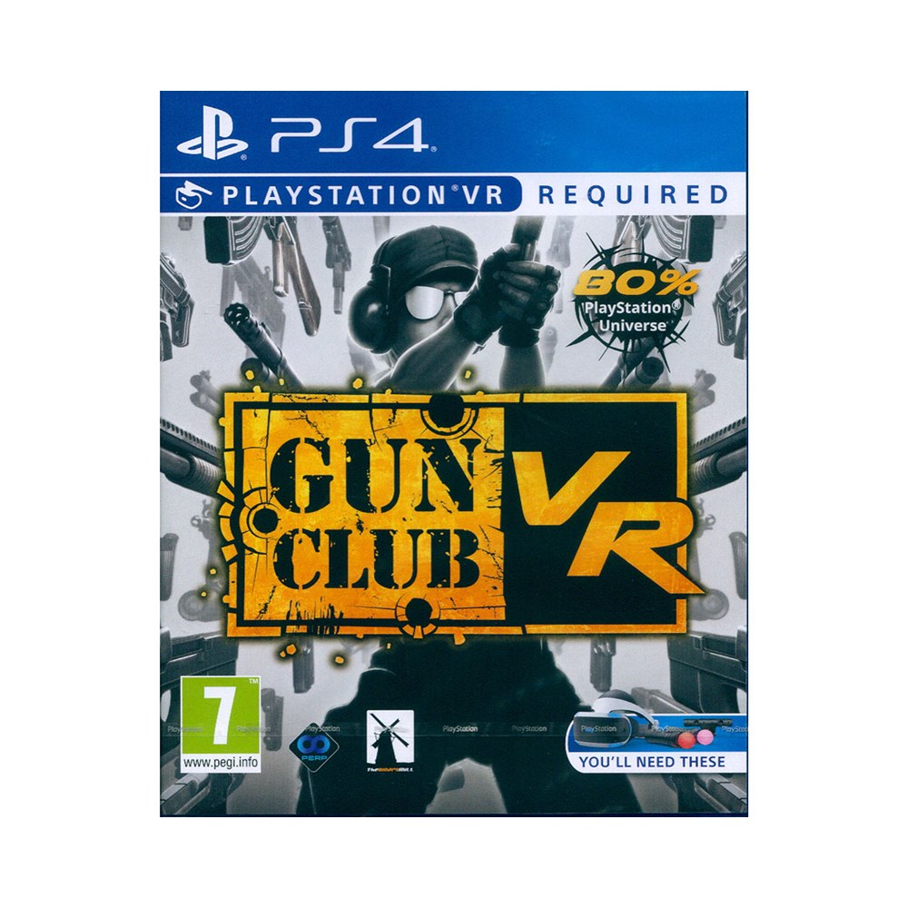 PS4《槍械俱樂部VR Gun Club VR》英文歐版 PSVR專用