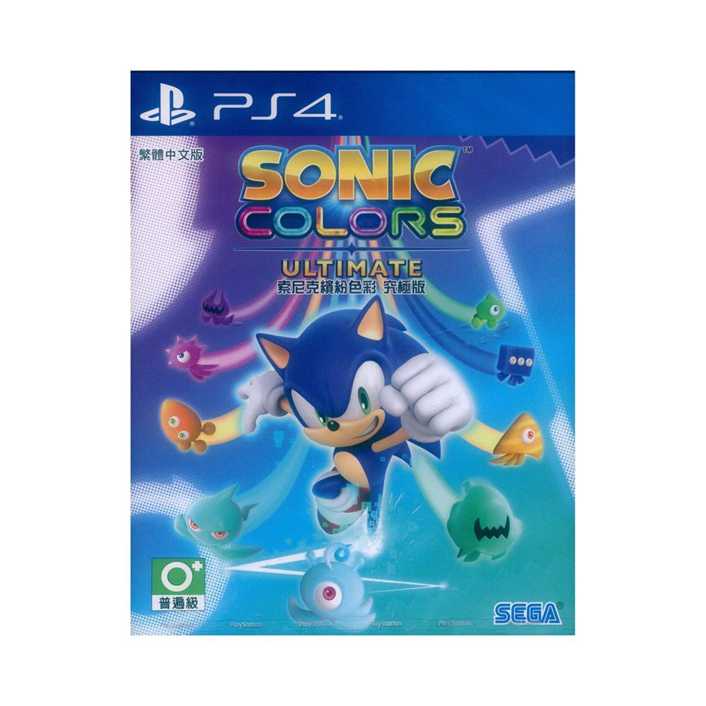 PS4《音速小子 繽紛色彩 究極版 Sonic Colors Ultimate》中英日文亞版