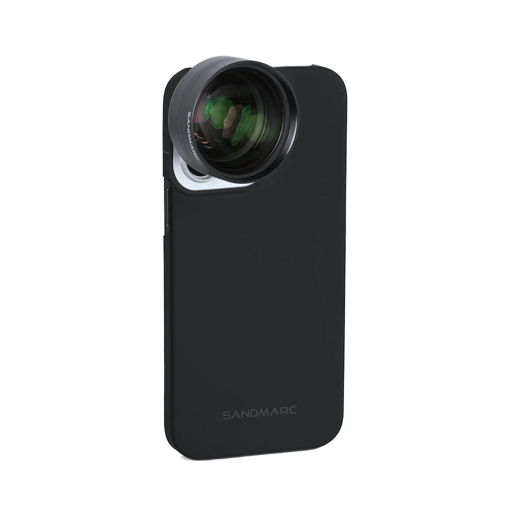 《升級版》SANDMARC 12X 100mm 微距 HD 手機鏡頭(內含安卓共用鏡頭夾具 與 iPhone背蓋) iPhone微距鏡頭