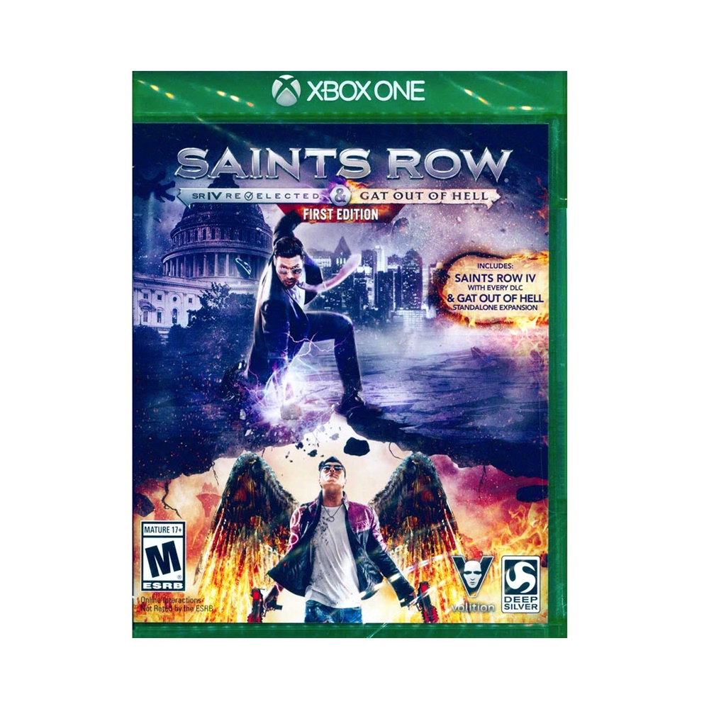 XBOX ONE《黑街聖徒 4：再次當選+逃出地獄 第一版 Saints Row IV: Re-Elected + Gat out of Hell FIRST EDITION》英文美版