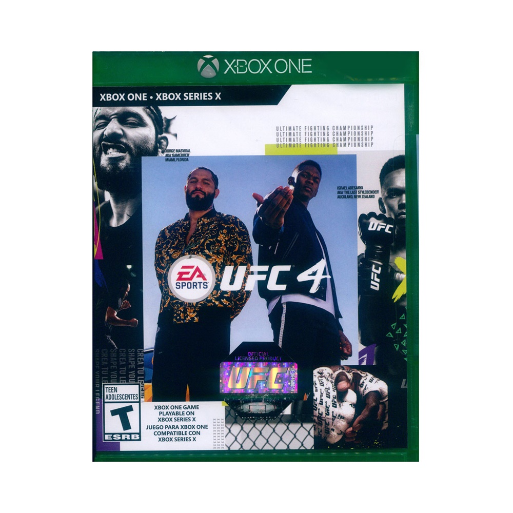 XBOX ONE《UFC4 終極格鬥王者 4 EA SPORTS UFC 4 》中英文美版