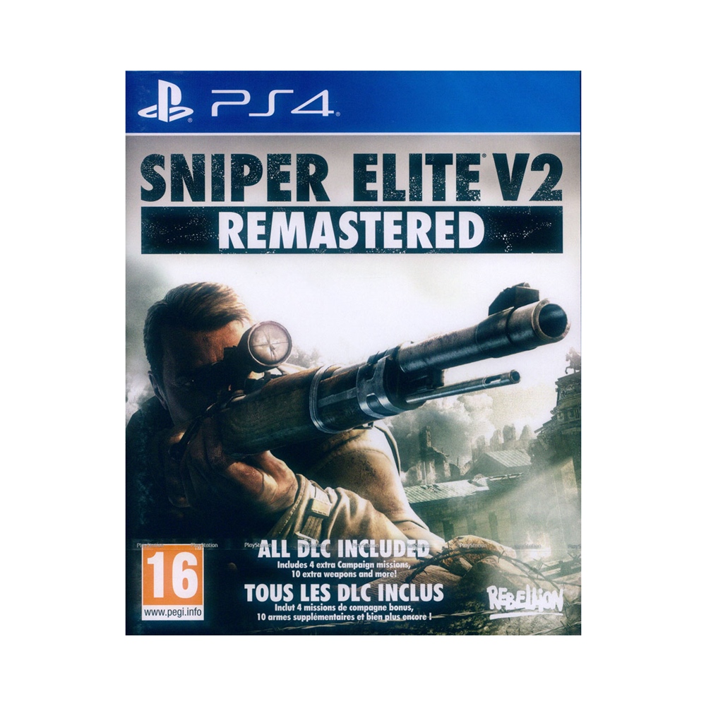 PS4《狙擊之神 V2 重製版 Sniper Elite V2 Remastered》中英文歐版