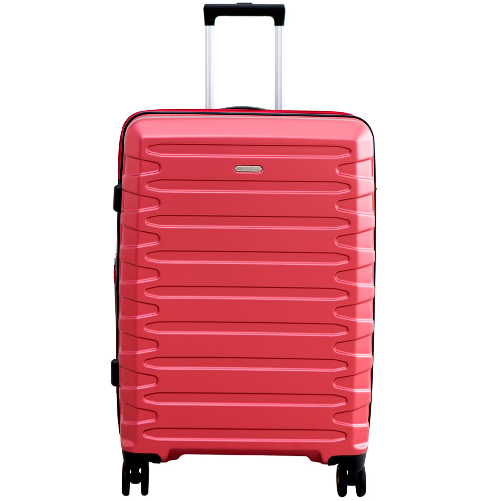 【Verage維麗杰】25吋璀璨輕旅系列旅行箱/行李箱(紅)送1個後背包#年中慶