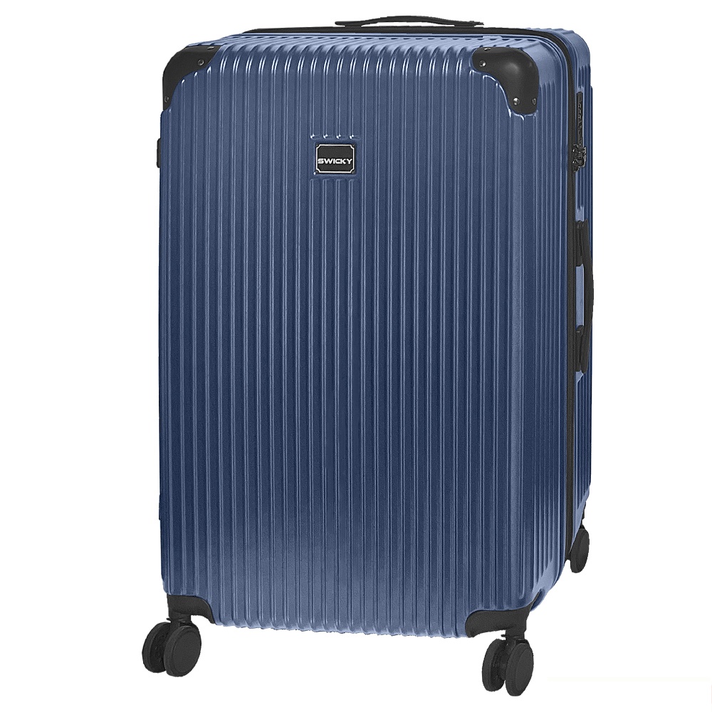 【SWICKY】28吋都市經典系列旅行箱/行李箱(深藍)送1個後背包#年中慶