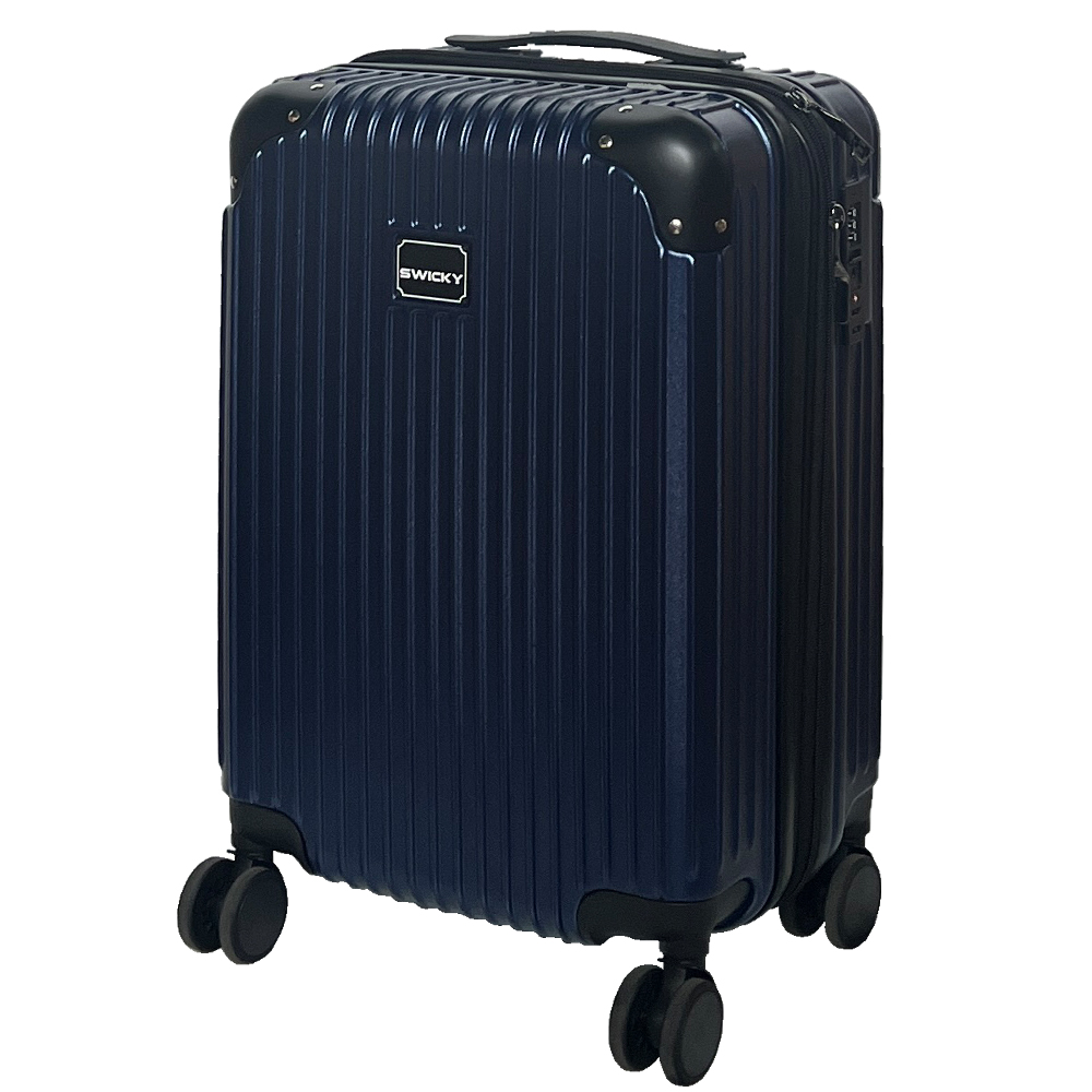 【SWICKY】20吋都市經典系列登機箱/行李箱(深藍)送1個後背包#年中慶