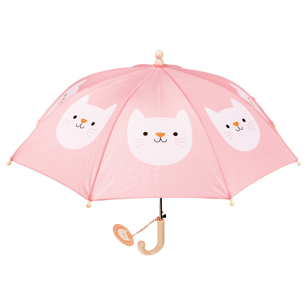 【Rex LONDON】兒童雨傘(貓咪)  |  遮陽傘 晴雨傘 直傘 #梅雨車用特輯