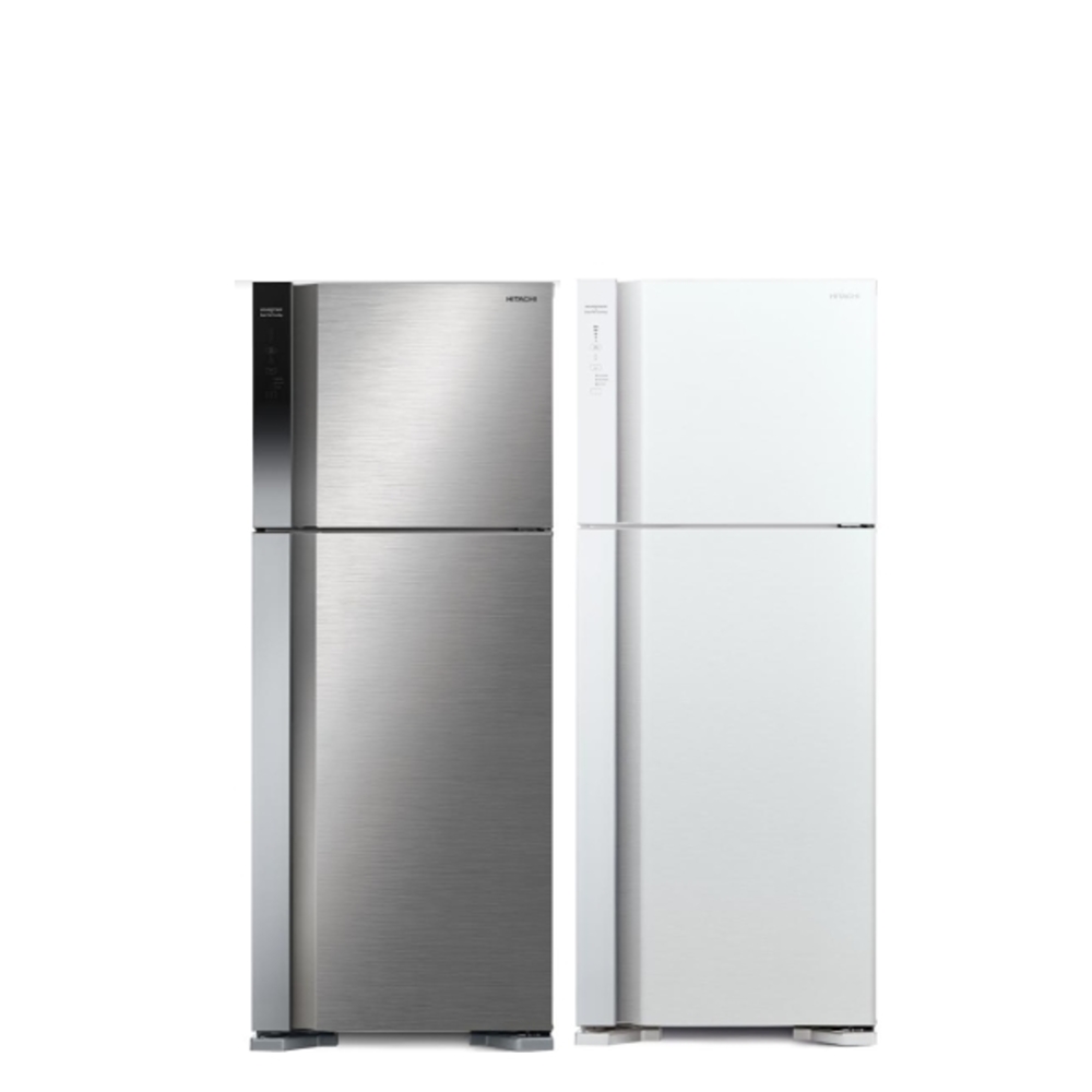 日立家電【RV469BSL】460公升雙門(與RV469同款)冰箱(含標準安裝)(7-11商品卡200元)