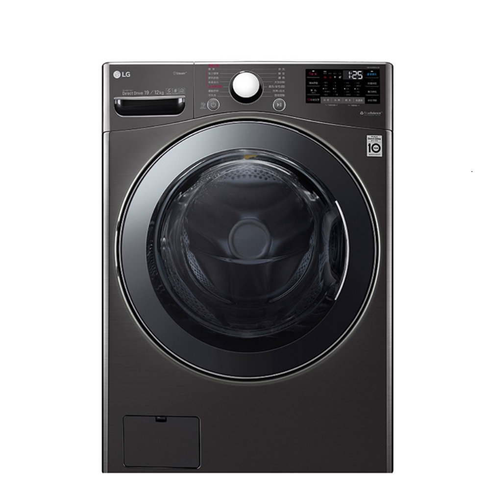 LG樂金【WD-S19VBS】19公斤滾筒蒸洗脫烘洗衣機(含標準安裝)