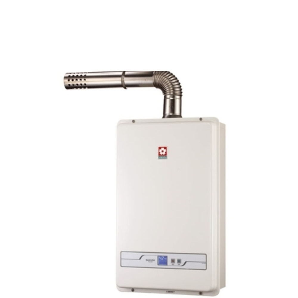櫻花【SH-1335N】13公升強制排氣FE式NG1熱水器數位式天然氣(全省安裝)