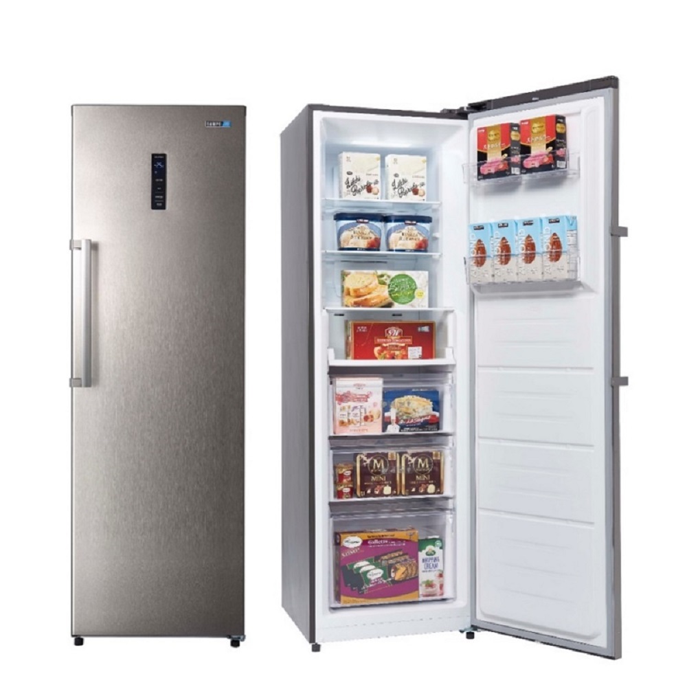 聲寶【SRF-285FD】285公升直立式變頻冷凍櫃(含標準安裝)(7-11商品卡100元)
