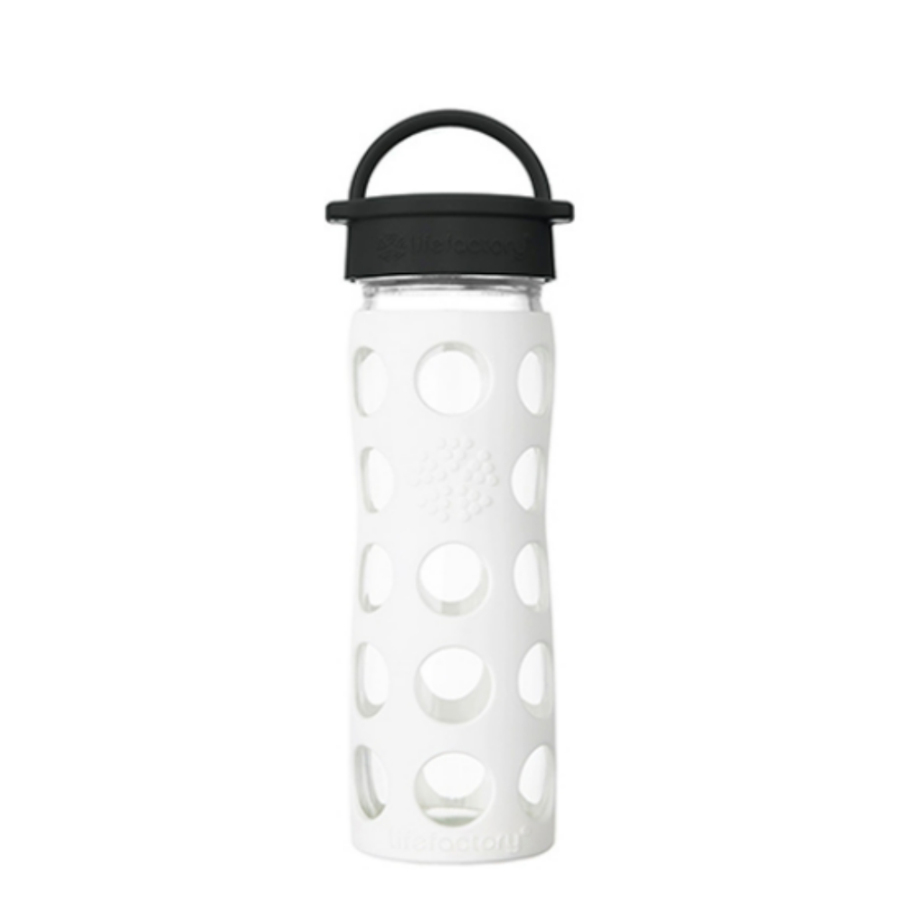 LIFEFACTORY【CLA-475-WHB】玻璃水瓶平口475cc玻璃杯白色