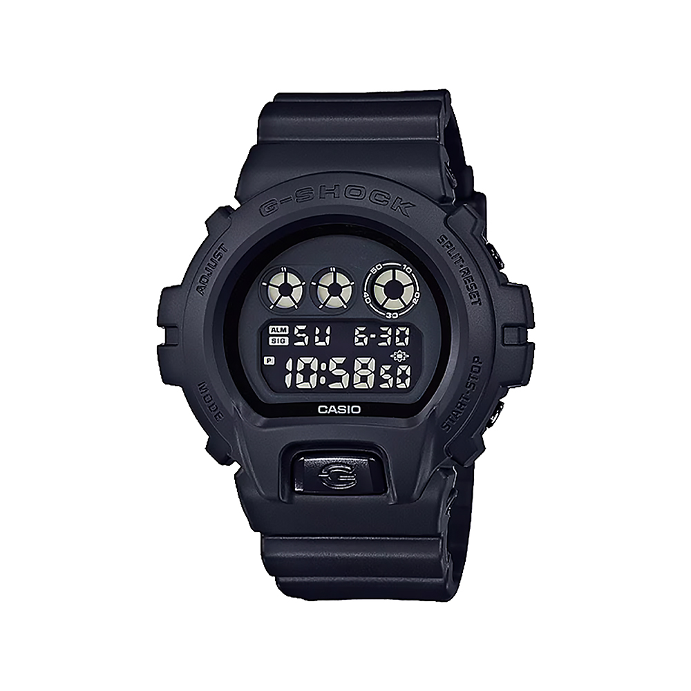 【CASIO 卡西歐】DW-6900BB-1 戶外旅行 極限運動 多功能 耐衝擊 電子腕錶 手錶 50mm(200米防水)