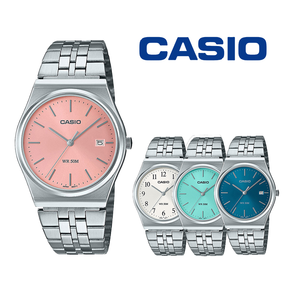 【CASIO 卡西歐】 MTP-B145D B145G 石英錶 三針 日期顯示 復古 時尚 極簡設計 贈送錶盒