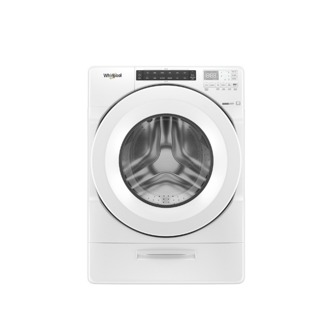 惠而浦【8TWFC6810LW】15公斤蒸氣洗脫烘滾筒白色洗衣機(含標準安裝)