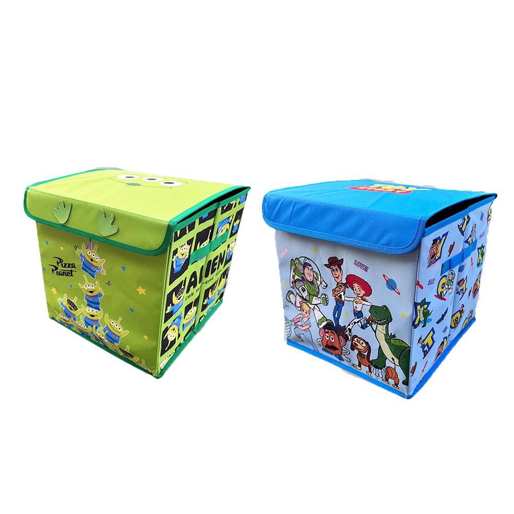 【Disney迪士尼】麻布收納箱/方形摺疊收納箱/收納盒-2款任選 #涼夏祭#6月新品#年中慶
