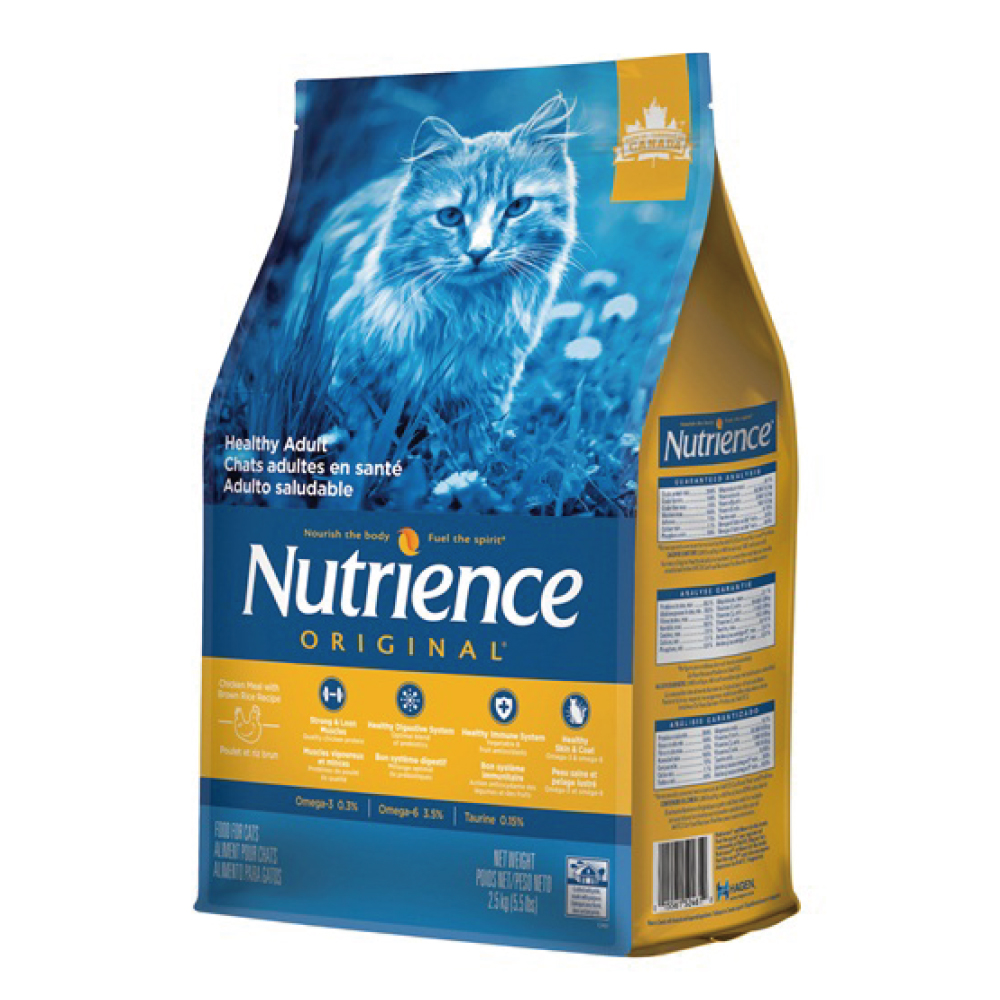 線上寵物展【Nutrience 紐崔斯】ORIGINAL 田園糧 成貓（雞肉）5kg #主食#乾糧#貓#萌寵