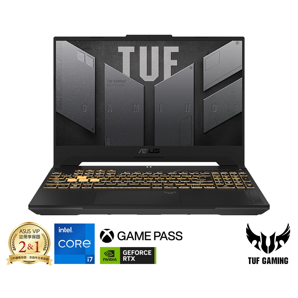 ASUS華碩 TUF Gaming F15 FX507VI-0042B13620H (i7-13620H/16GB/512G PCIe/RTX4070/15.6/W11)