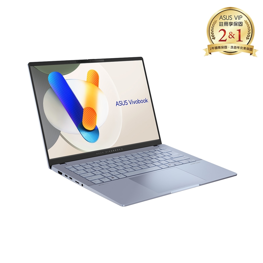 ASUS華碩 Vivobook S14 OLED 14吋AI輕薄筆電藍色(Ultra 5 125H/16GB/512GB/WIN11/S5406MA-0038B125H)