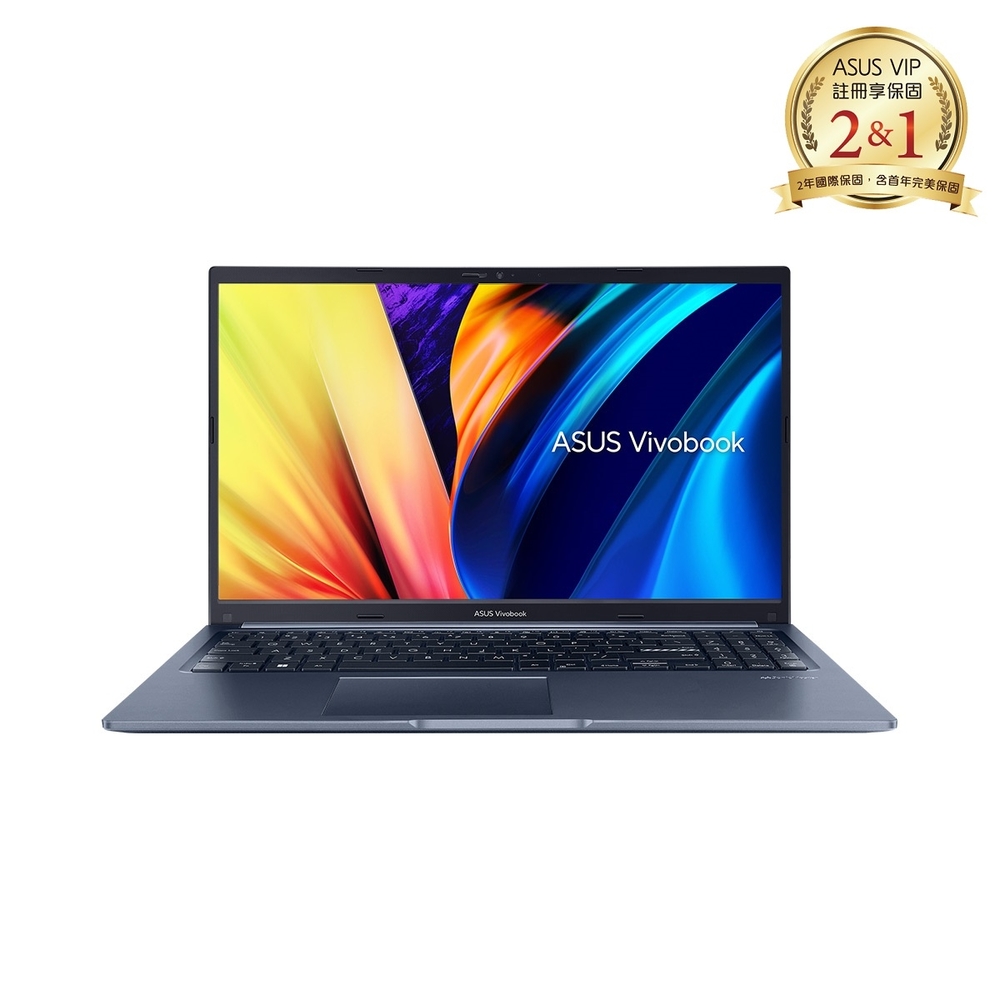 ASUS華碩 Vivobook 15 15.6吋效能筆電藍色(i5-12500H/8GB/512GB/WIN11/X1502ZA-0351B12500H)