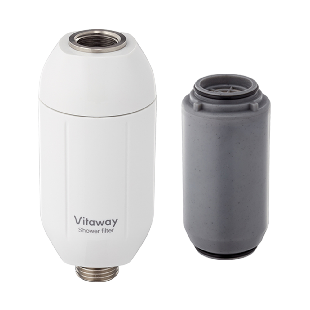 【Vitaway】森林SPA活水沐浴器 活性碳 除氯 過濾器+替換濾心1組-陳月卿推薦(公司貨)